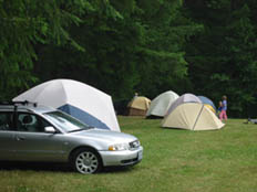 Cochran's Tent Camp near Anderson Lodge during the 2003 Reunion